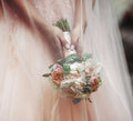 Blushing Bride | Peony + Blush Suede